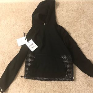 Moncler: Maglia Quilted & Knit Hoodie